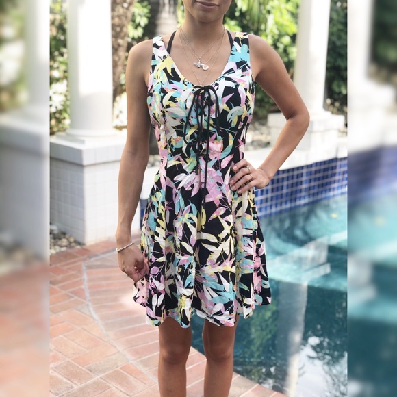 MINKPINK Dresses & Skirts - MINKPINK Tropical Print Skater Dress